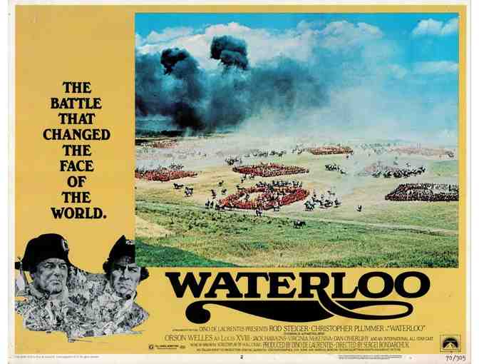 WATERLOO, 1970, lobby cards, Rod Steiger, Orson Welles