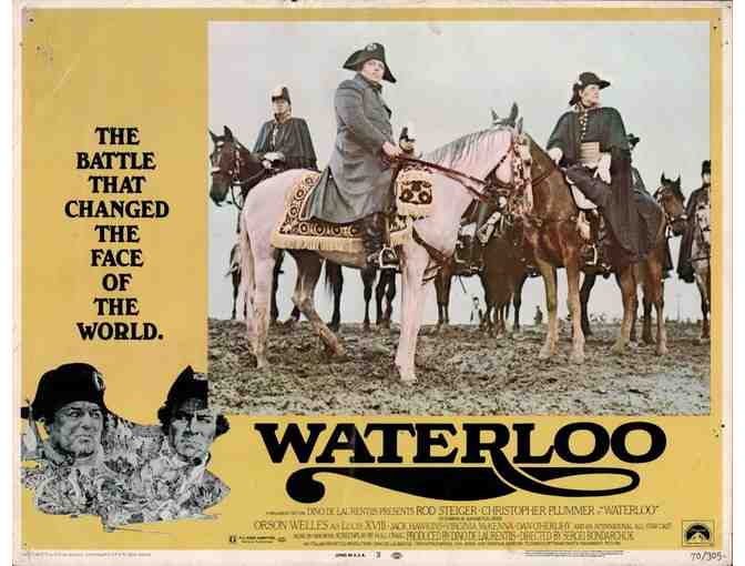 WATERLOO, 1970, lobby cards, Rod Steiger, Orson Welles