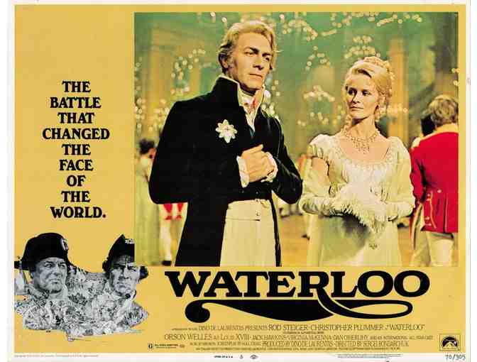 WATERLOO, 1970, lobby cards, Rod Steiger, Orson Welles