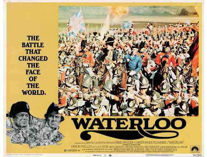 WATERLOO, 1970, lobby cards, Rod Steiger, Orson Welles