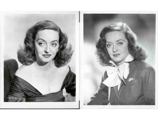 Bette Davis, group of classic celebrity portraits, stills or photos