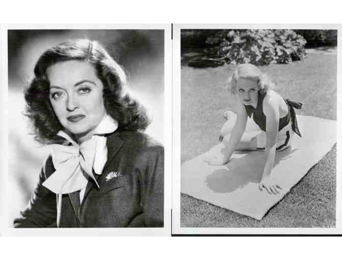 Bette Davis, group of classic celebrity portraits, stills or photos