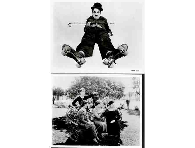 Charlie Chaplin, group of classic celebrity portraits, stills or photos