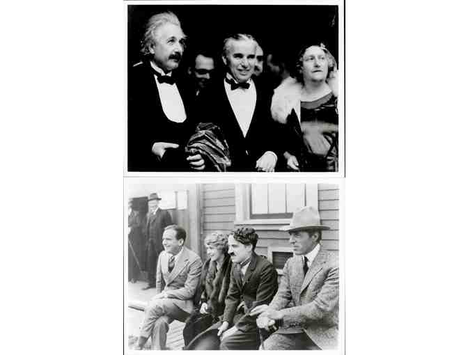 Charlie Chaplin, group of classic celebrity portraits, stills or photos