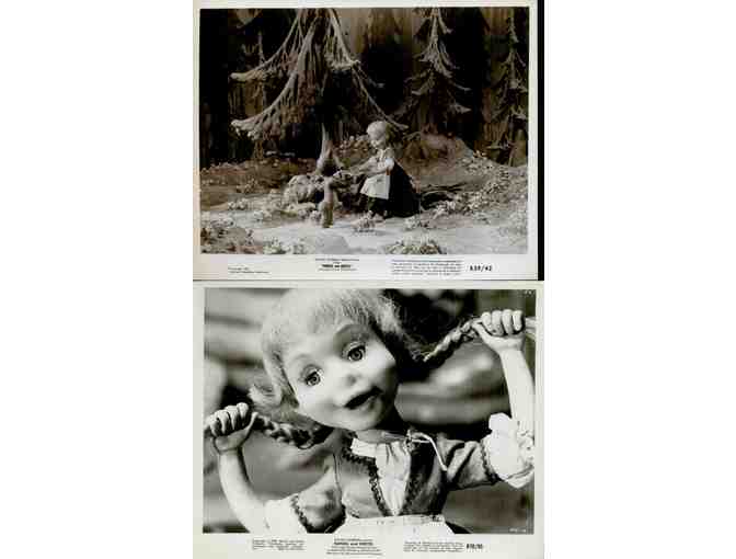 HANSEL AND GRETEL, 1954, movie stills, collectors lot, Kinemin puppets