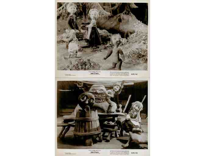 HANSEL AND GRETEL, 1954, movie stills, collectors lot, Kinemin puppets