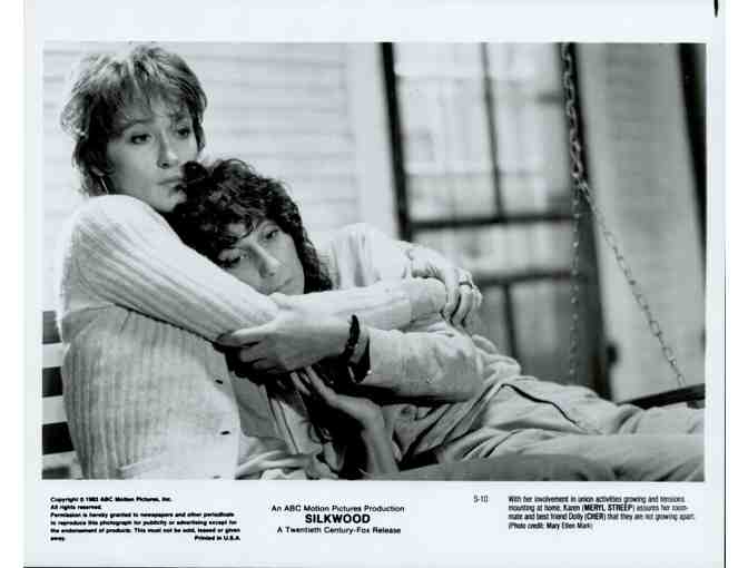 SILKWOOD, 1983, movie stills, Meryl Streep, Kurt Russell, Cher