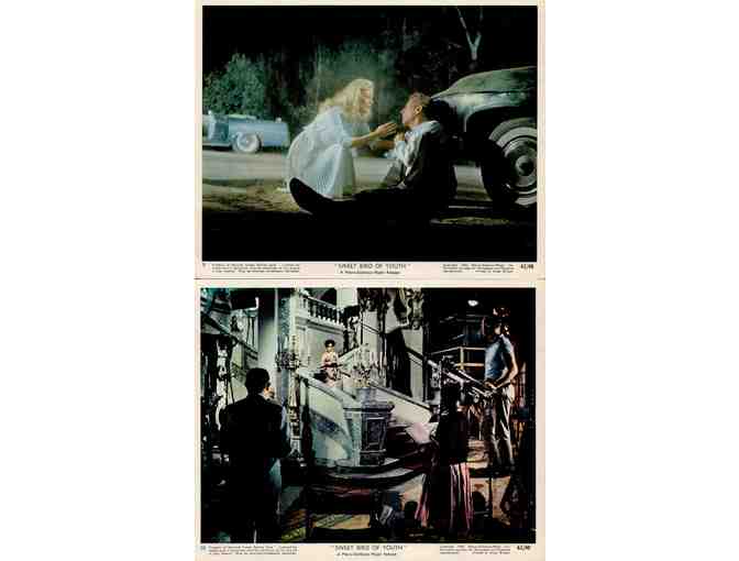 SWEET BIRD OF YOUTH, 1962, mini lobby cards, Paul Newman, Geraldine Page