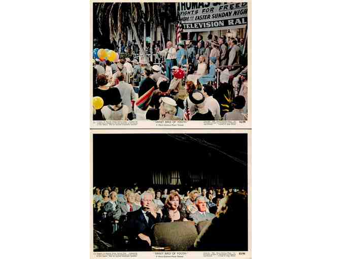 SWEET BIRD OF YOUTH, 1962, mini lobby cards, Paul Newman, Geraldine Page