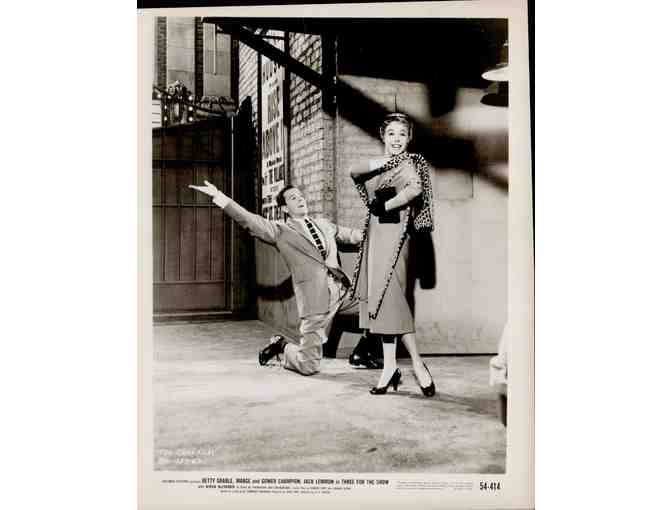 THREE FOR THE SHOW, 1954, movie stills, Betty Grable, Jack Lemmon