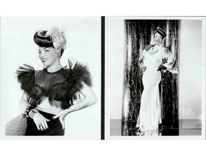 CARMEN MIRANDA, group of classic celebrity portraits, stills or photos