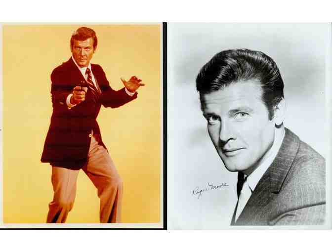 ROGER MOORE, group of classic celebrity portraits, stills or photos