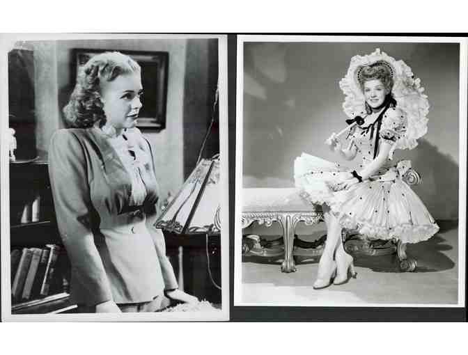 ALICE FAYE, group of classic celebrity portraits, stills or photos