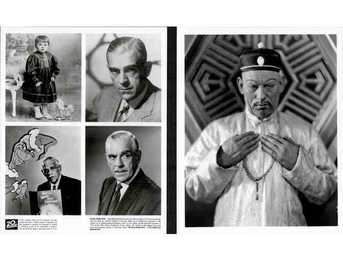 BORIS KARLOFF, group of classic celebrity portraits, stills or photos