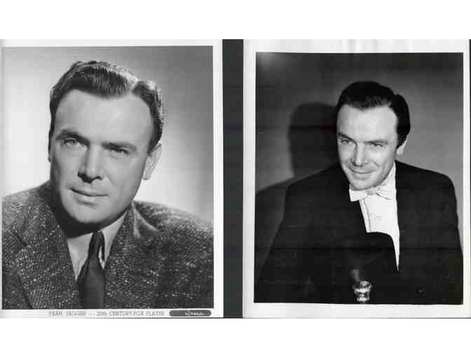 DEAN JAGGER, group of classic celebrity portraits, stills or photos