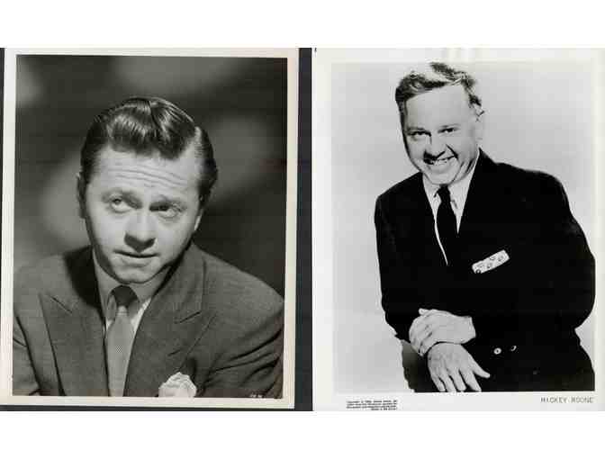 MICKEY ROONEY, group of classic celebrity portraits, stills or photos