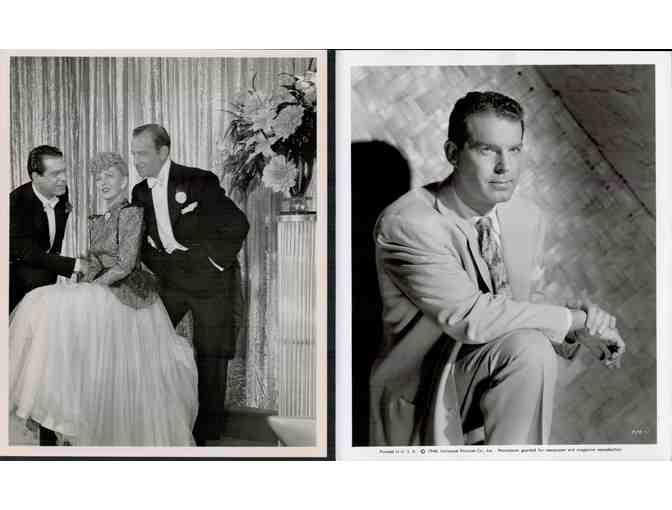 FRED MACMURRAY, group of classic celebrity portraits, stills or photos