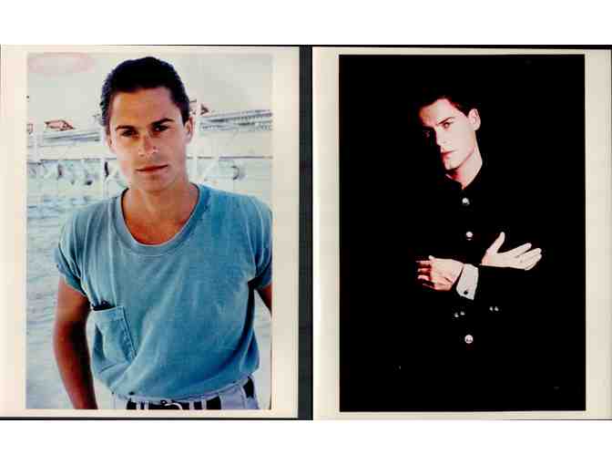 ROB LOWE, collectors lot, group of classic celebrity portraits, stills or photos
