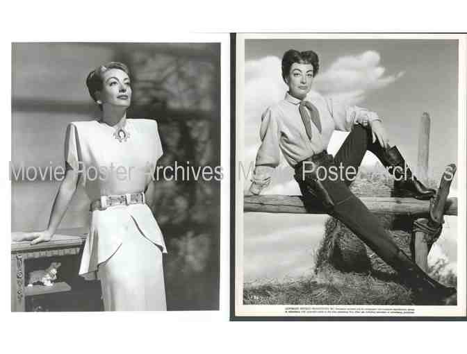 JOAN CRAWFORD, collectors lot, group of classic celebrity portraits, stills or photos