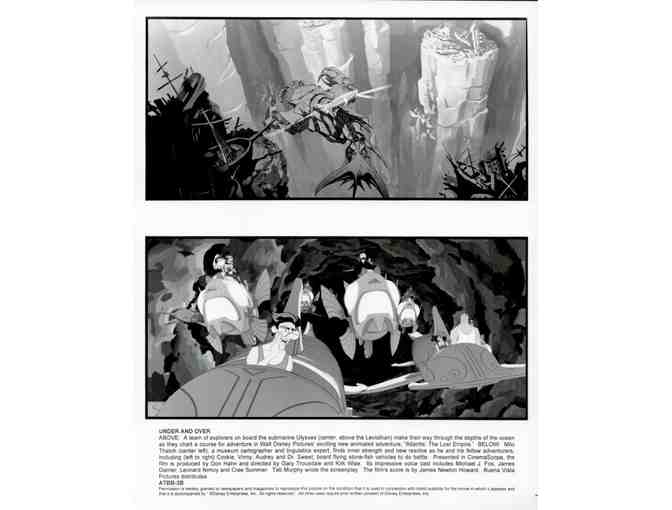 ATLANTIS THE LOST EMPIRE, 2001, movie stills, Walt Disney animation