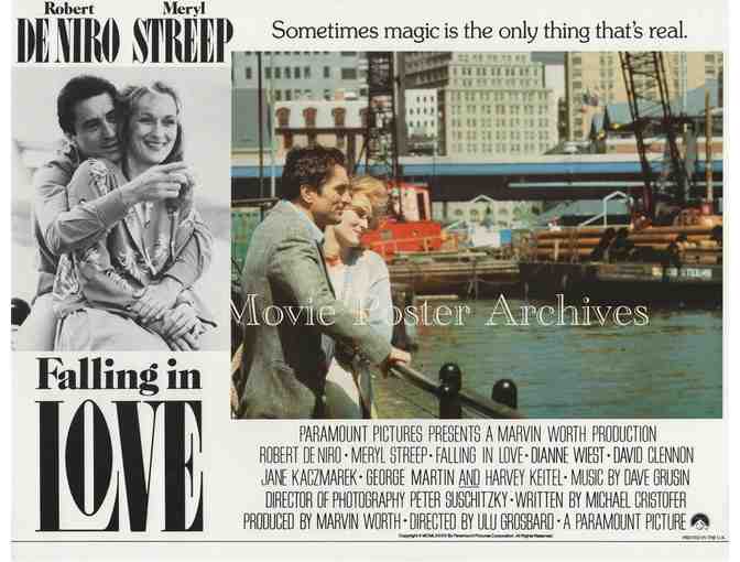 FALLING IN LOVE, 1984, lobby cards, Robert De Niro, Meryl Streep, Harvey Keitel