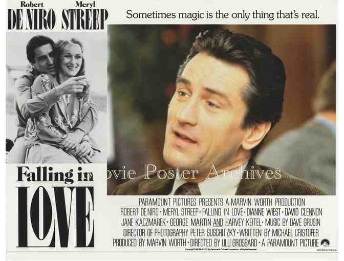 FALLING IN LOVE, 1984, lobby cards, Robert De Niro, Meryl Streep, Harvey Keitel