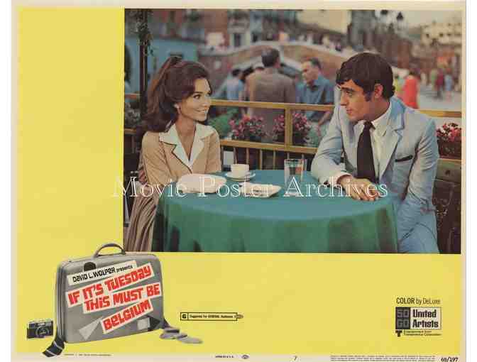 IF ITS TUESDAY THIS MUST BE BELGIUM, 1969, lobby cards, Suzanne Pleshette