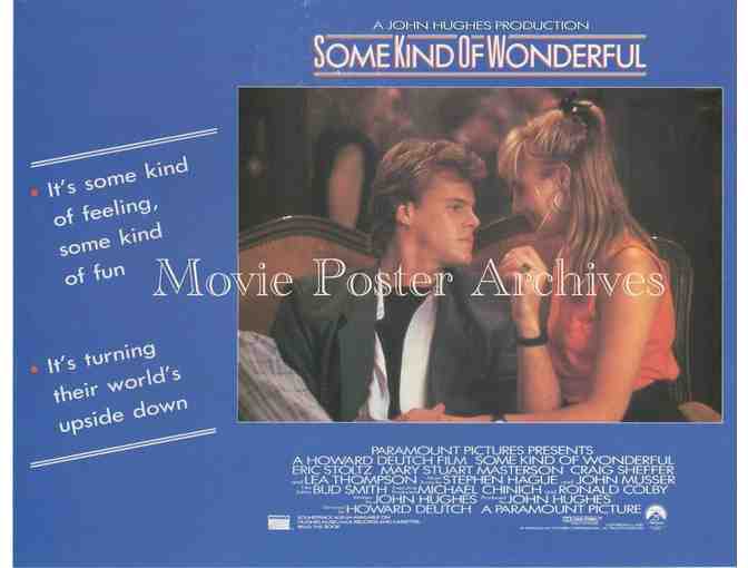 SOME KIND OF WONDERFUL, 1987, lobby cards, Eric Stoltz, Lea Thompson