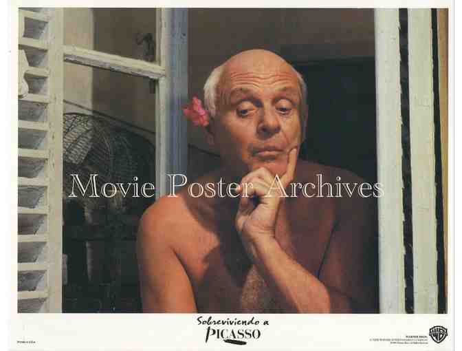 SURVIVING PICASSO, 1996, lobby cards, Anthony Hopkins, Julianne Moore