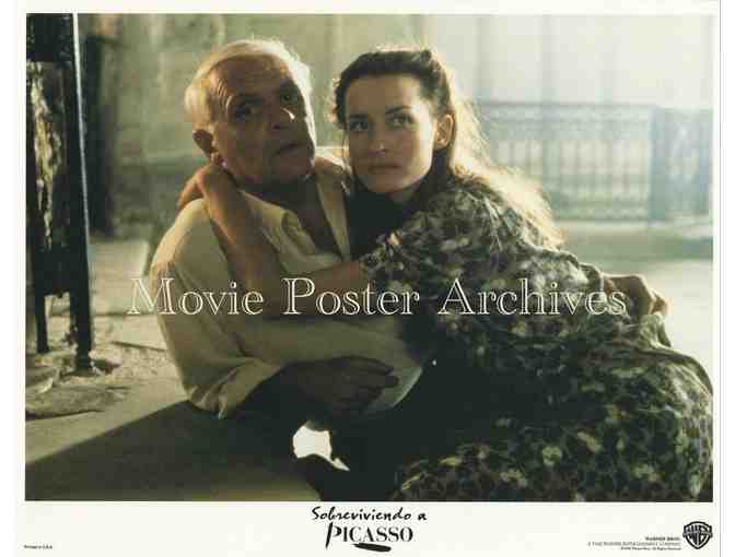 SURVIVING PICASSO, 1996, lobby cards, Anthony Hopkins, Julianne Moore