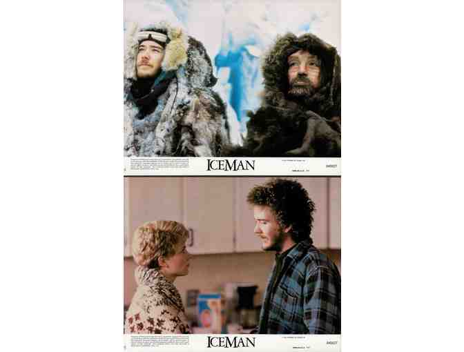 ICEMAN, 1984, mini lobby cards, Timothy Hutton, Lindsay Crouse, Caveman sci-fi