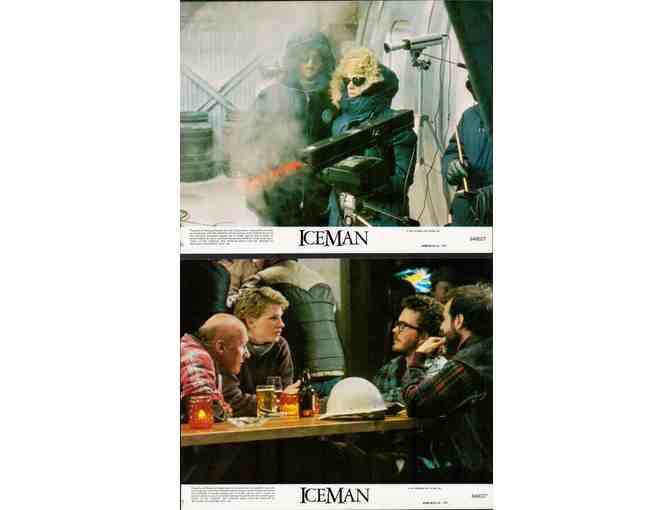 ICEMAN, 1984, mini lobby cards, Timothy Hutton, Lindsay Crouse, Caveman sci-fi