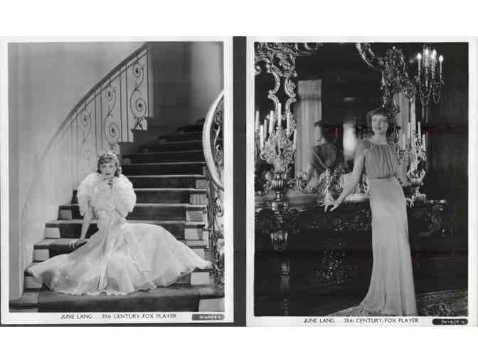 JUNE LANG, collectors lot, group of classic celebrity portraits, stills or photos