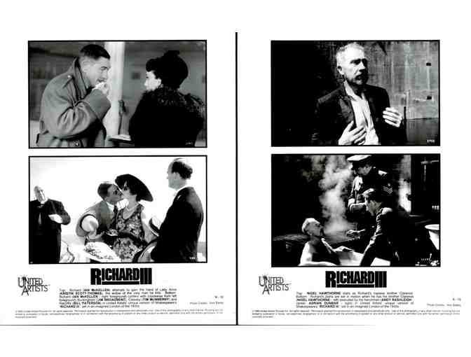 RICHARD III, 1995, movie stills, Ian McKellen, Annette Bening, Robert Downey Jr.
