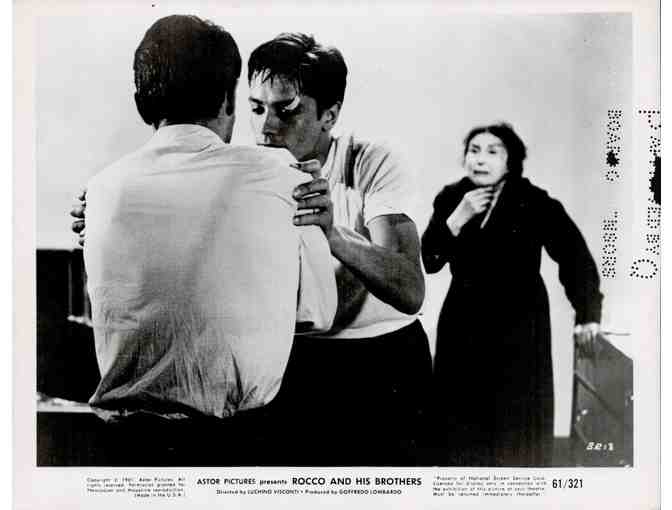 ROCCO AND HIS BROTHERS, 1961, movie stills, Alain Delon, Claudia Cardinale