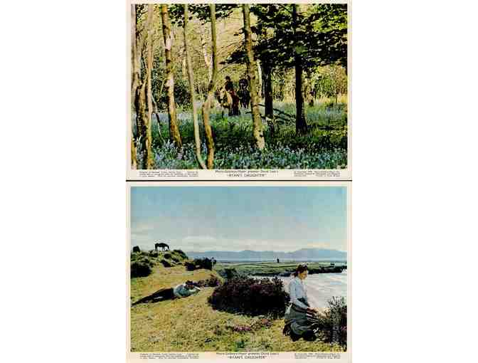 RYANS DAUGHTER, 1970, mini lobby cards, Robert Mitchum, Sarah Miles