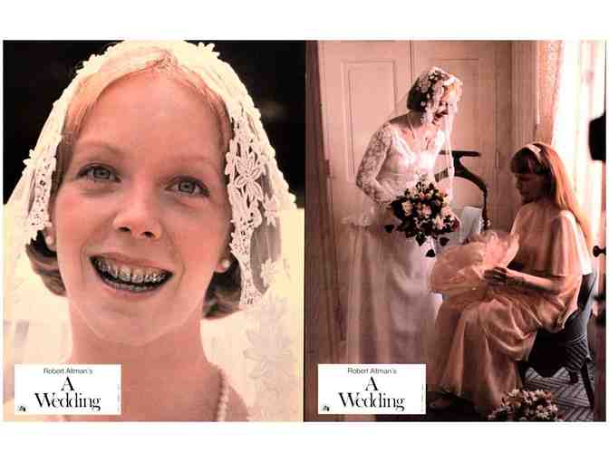 WEDDING, 1978, French lobby cards, Carol Burnett, Lillian Gish