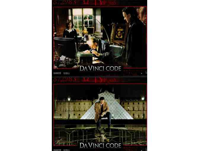 DA VINCI CODE. 2006, French lobby cards, Tom Hanks, Ian McKellen