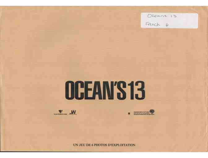 OCEANS 13, 2007, French lobby cards, Brad Pitt, Matt Damon
