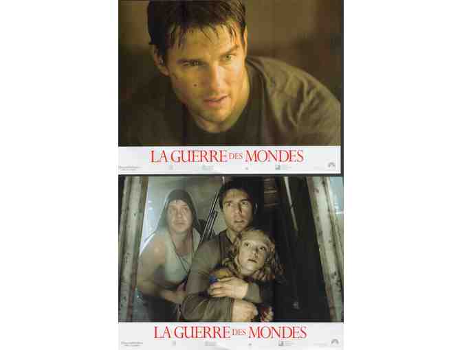 WAR OF THE WORLDS, 2005, French lobby cards, Tom Cruise, Dakota Fanning