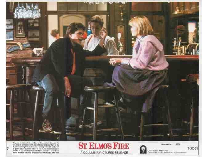 ST. ELMOS FIRE, 1985, mini lobby cards, Rob Lowe, Demi Moore