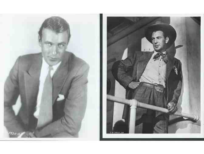GARY COOPER, group of classic celebrity portraits, stills or photos