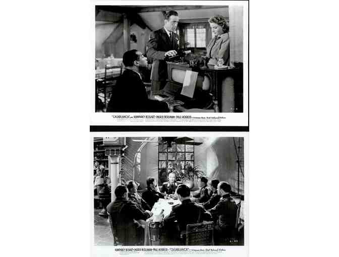 CASABLANCA, 1942, movie stills, collectors lot, Humphrey Bogart