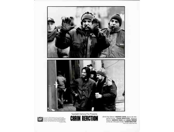 CHAIN REACTION, 1996, movie stills, Keanu Reeves, Morgan Freeman