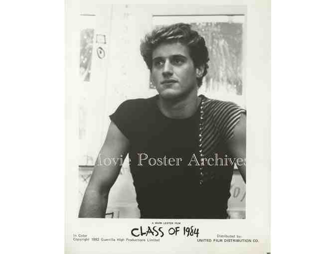 CLASS OF 84, 1982, movie still set, Michael J. Fox, Roddy McDowall,