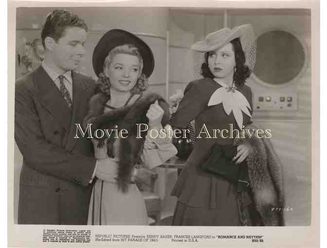 ROMANCE AND RHYTHM, 1940, movie still set, Kenny Baker, Frances Langford, Ann Miller.