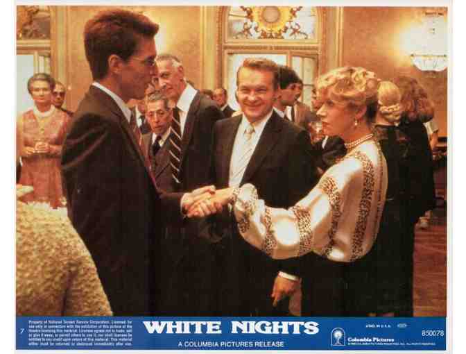 WHITE NIGHTS, 1985, mini lobby cards, Gregory Hines, Mikhail Baryshnikov