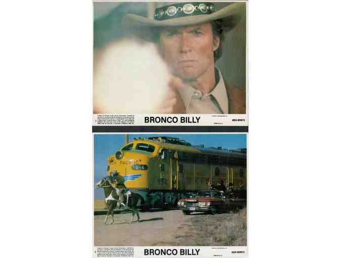 BRONCO BILLY, 1980, mini lobby cards, Clint Eastwood, Sondra Locke