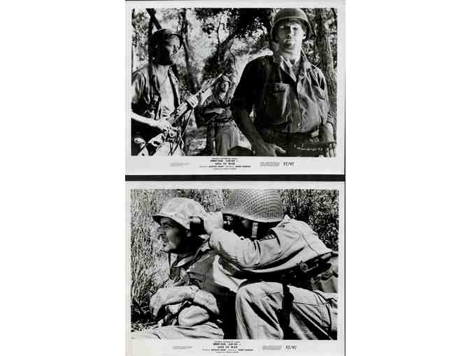 MEN IN WAR, 1957, movie stills, collectors lot, Robert Ryan, Aldo Ray