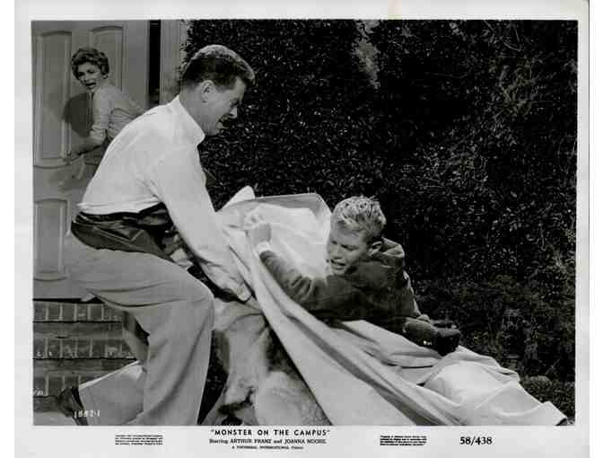 MONSTER ON THE CAMPUS, 1958, movie stills, Arthur Franz, Troy Donahue